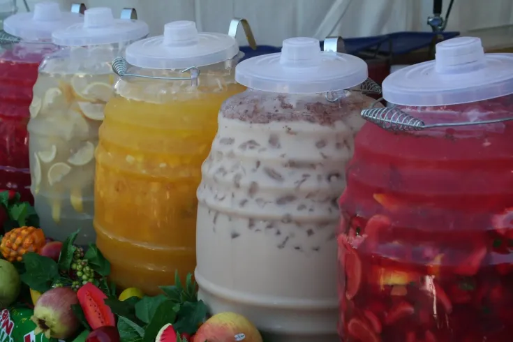 Aguas frescas.