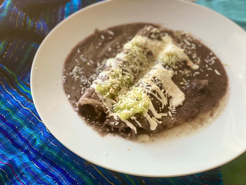 Enfrijoladas express